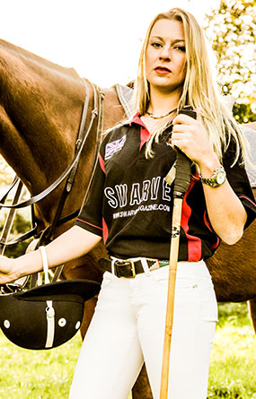 SWARVE Polo Team Black Polo